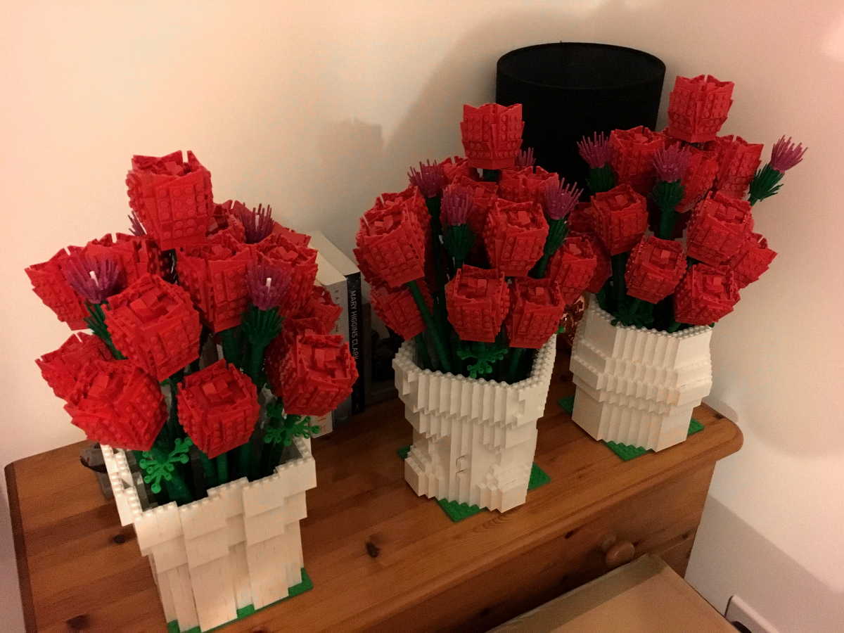 Lego Rose & Thistle Vase Completion! Brick Twist